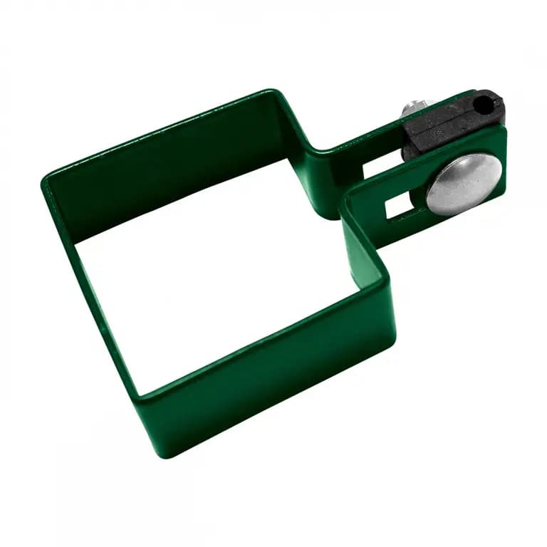 Colier Platband de capat PVC Verde 60x60 mm - Accesoriu prindere gard