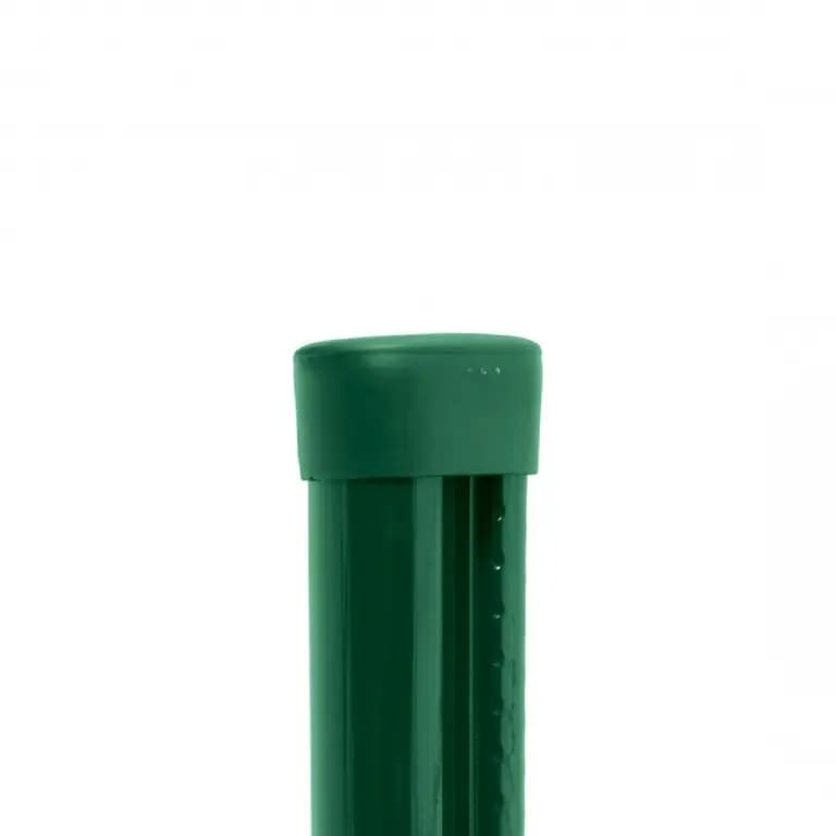 Stalp rotund PVC D 48 mm profilat 2500 mm verde