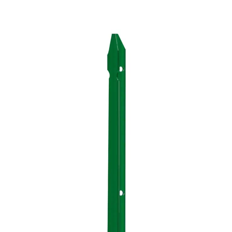 Stalp PVC în formă de T 2500 mm verde