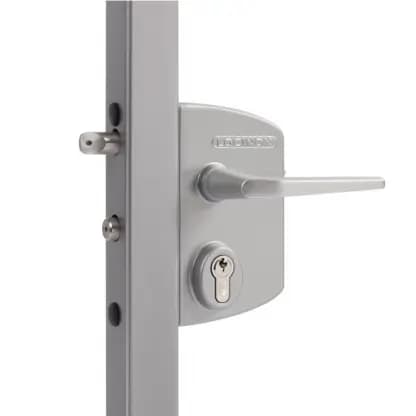 LAKQ U2 Argintie – Incuietoare Inox + Aluminiu pentru porti metalice
