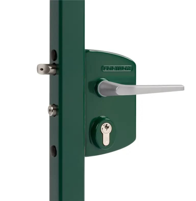 LAKQ U2 Verde – Incuietoare Inox + Aluminiu pentru porti metalice