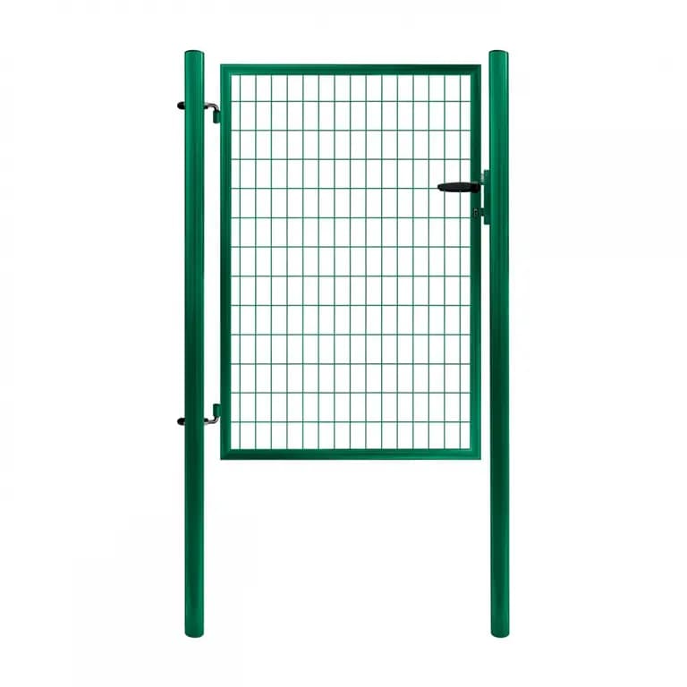 Set Poarta Pietonala PVC Solid 1.75 m Verde (Include Stalpi Balamale Incuietoare)