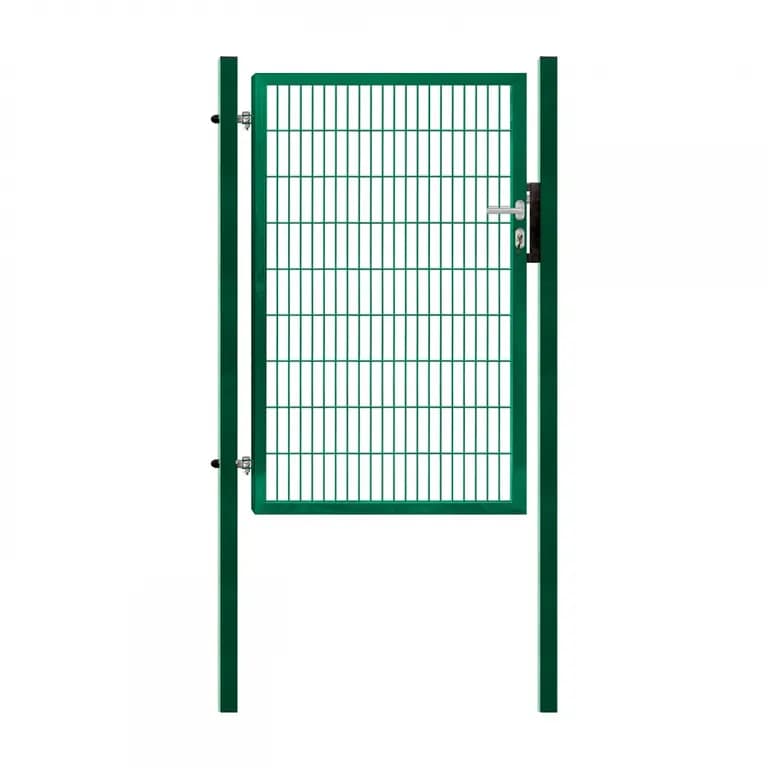 Set Poarta Pietonala PVC Dublu-Fir Pilofor Super 1.78 m Verde (Include Stalpi Balamale Incuietoare)