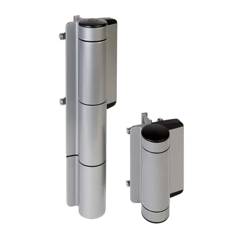 Mammoth HD Argintiu – Amortizor + Balama 180° Heavy Duty pentru porti grele