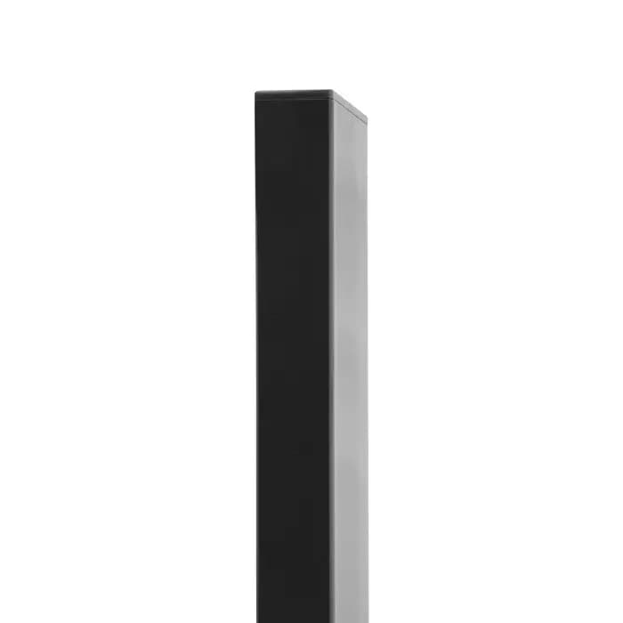 Stalp PVC rectangular 60x40x2 mm 2500 mm antracit