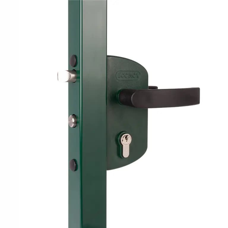 LAKZ P1 Verde – Incuietoare aplicata pentru poarta metalica