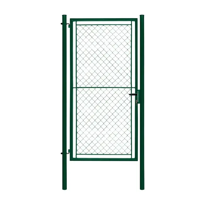 Set Poarta Pietonala Tenis PVC 2.20 m Verde (Include Stalpi Balamale Incuietoare)