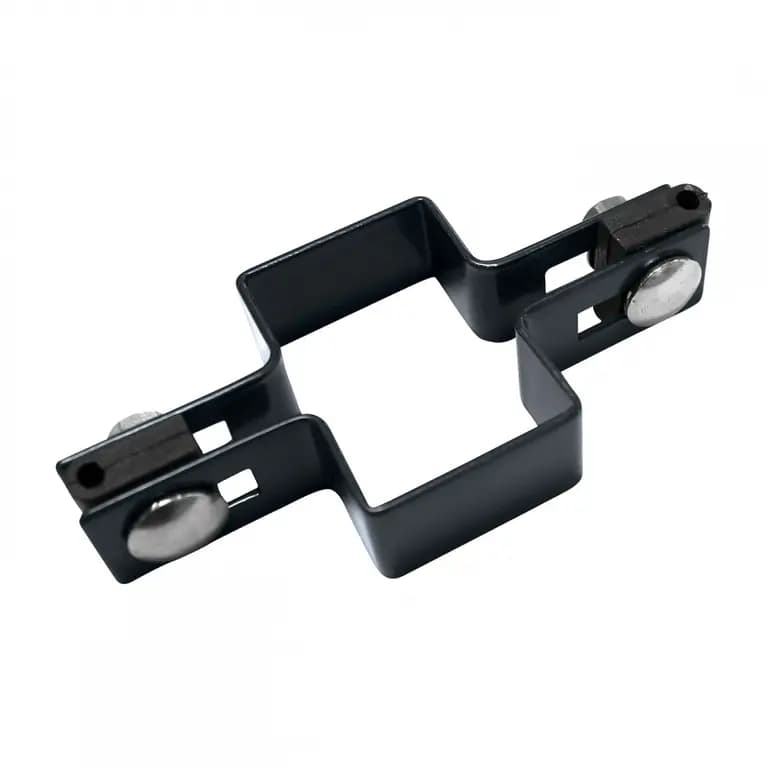 Colier Platband PVC Antracit 40x60 mm - Accesoriu prindere gard