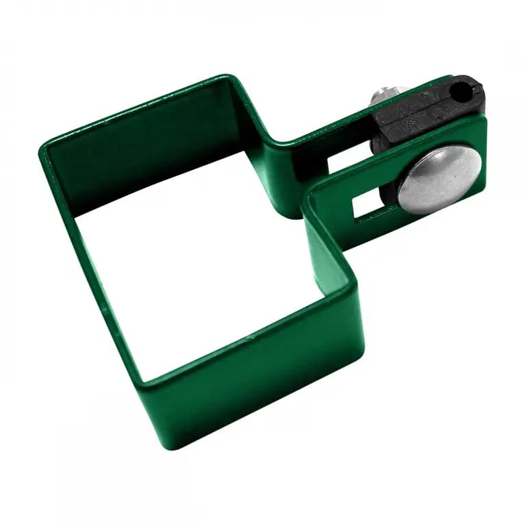 Colier Platband de capat PVC Verde 40x60 mm - Accesoriu prindere gard