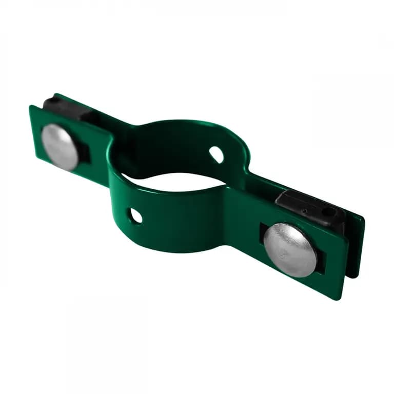 Colier Platband PVC Verde D48 mm - Accesoriu prindere gard