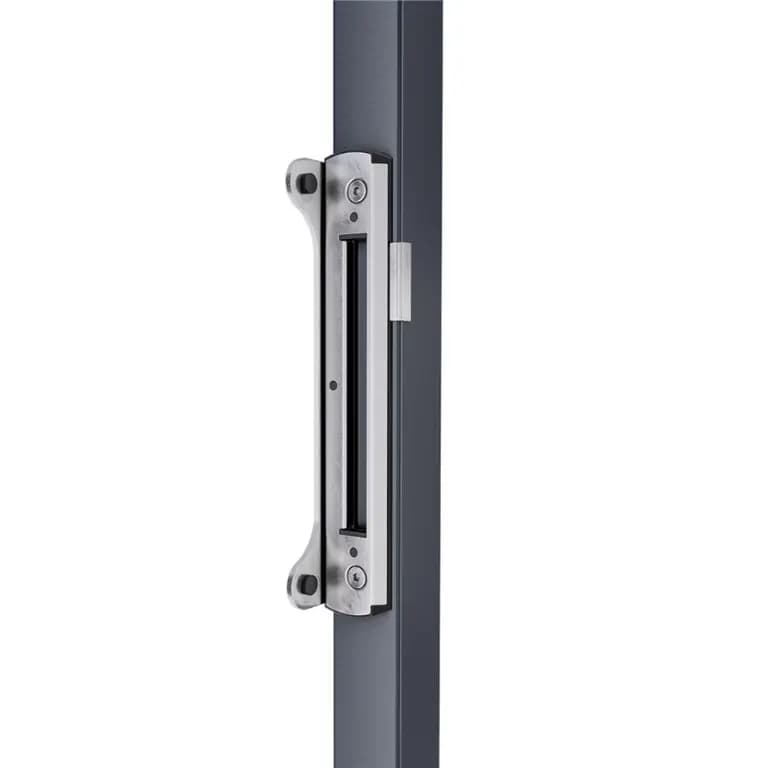 SF – Opritor fix din inox pentru incuietori aplicate, adancime profil 40 mm