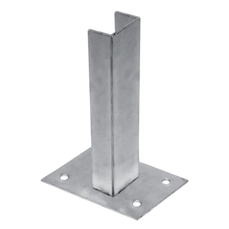 Talpa Zincata pentru Stalp Rectangular 40x60 mm - Accesoriu Stalpi