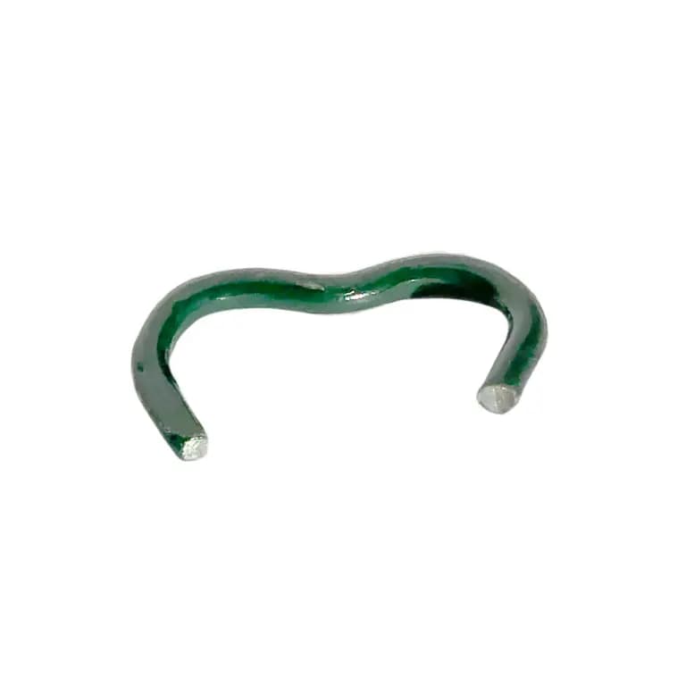 Capse Metalice PVC Verde (cutie 1000 buc) - Accesorii Prindere Gard
