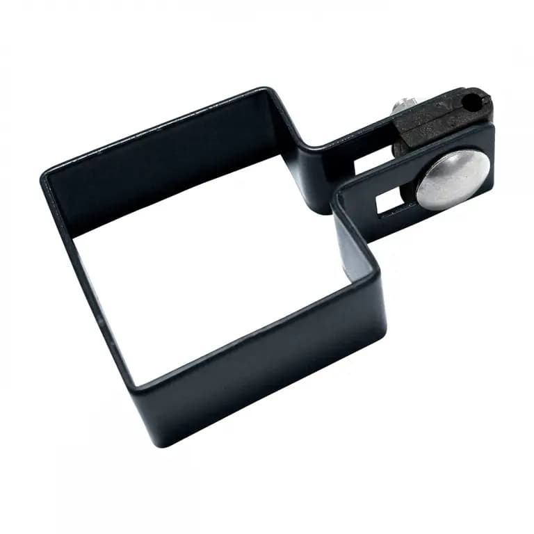 Colier Platband de capat PVC Antracit 60x60 mm - Accesoriu prindere gard