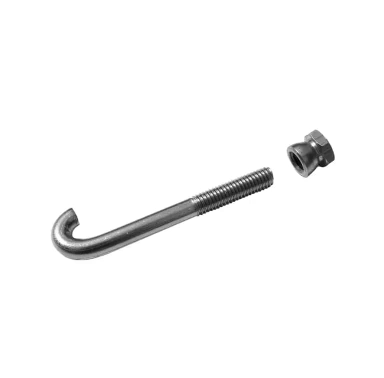 Carlig de Prindere 80 mm cu Piulita Antifurt - Accesoriu Prindere Gard