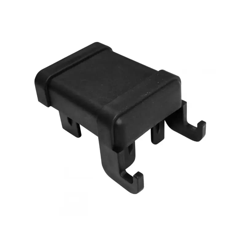 Capac cu carlig 40x60 mm negru