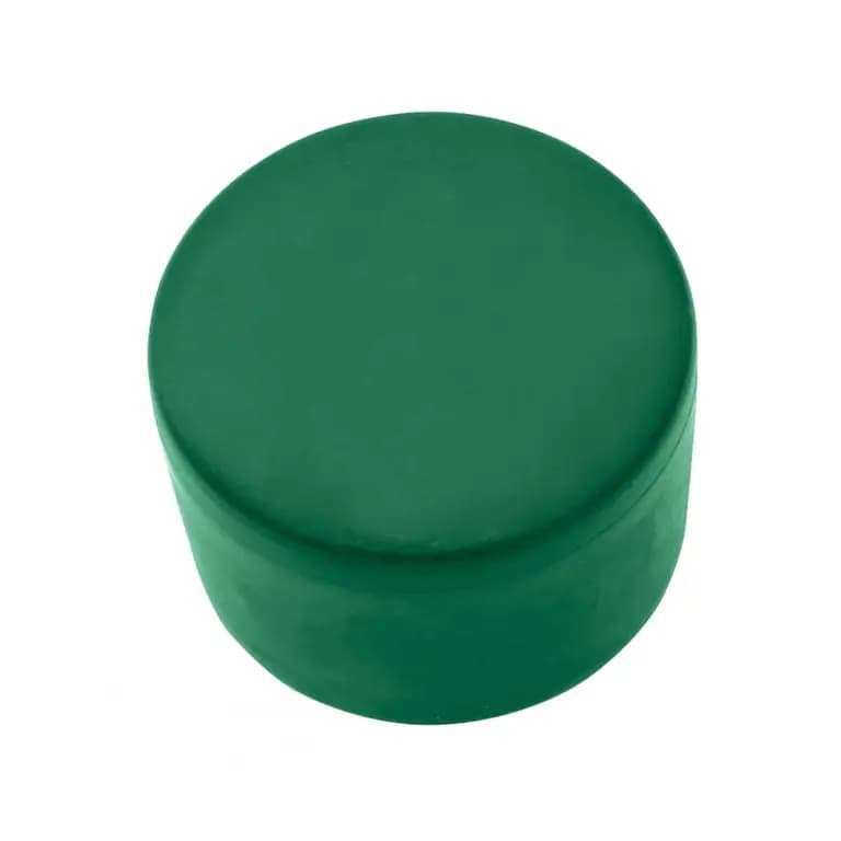 Capac rotund PVC D 48 mm verde