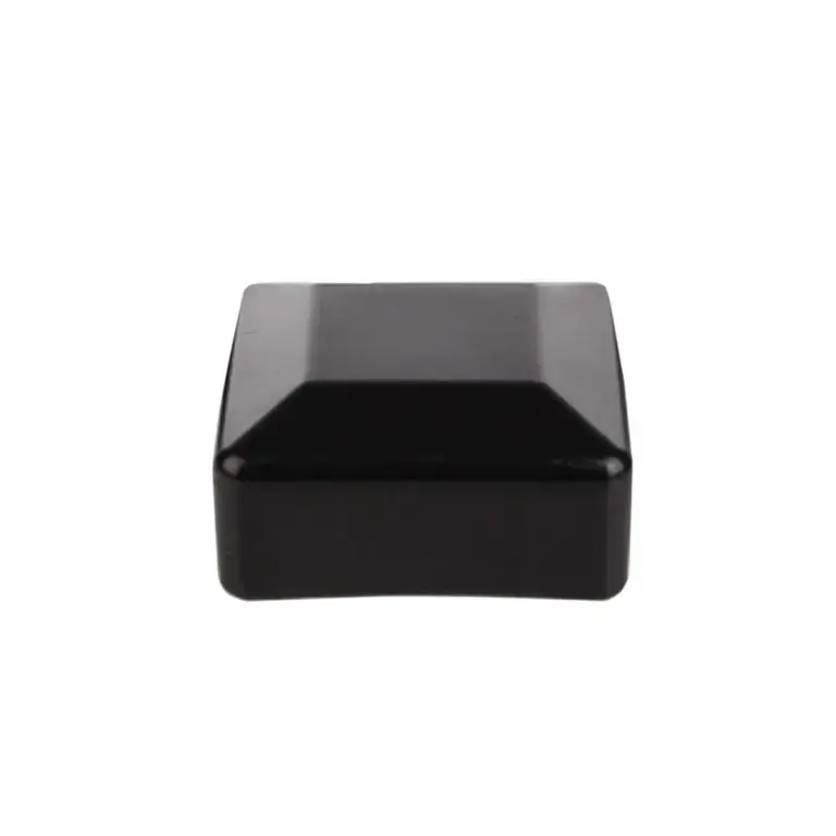 Capac Capison pentru Stalpi Patrati 80x80 mm Negru
