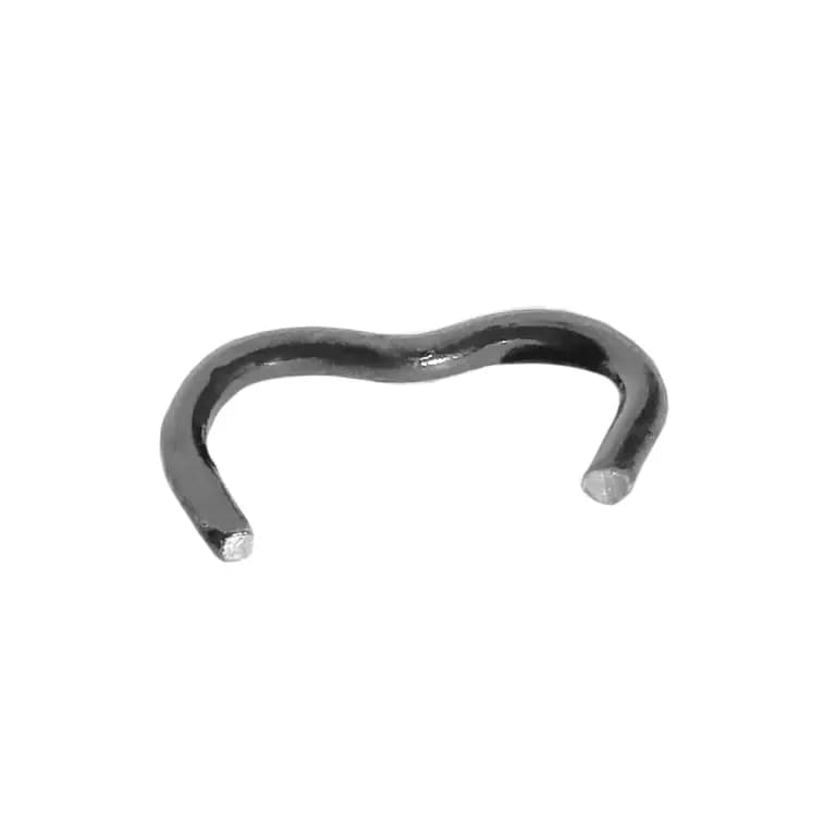 Capse Metalice PVC Antracit (cutie 1000 buc) - Accesorii Prindere Gard