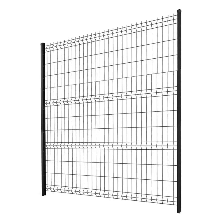Vega B 3D PVC Antracit 2.43 m – Panou Bordurat 5 mm