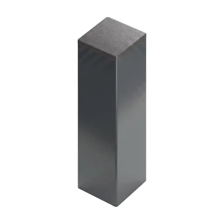 Stalp Patrat PVC 60x60x1,5mm 2400 mm Antracit