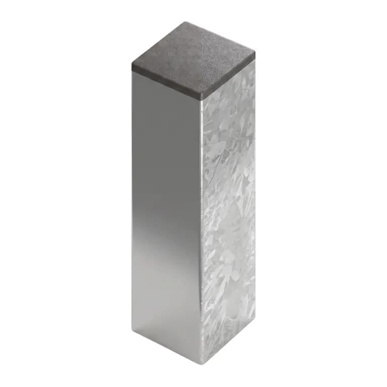Stalp Patrat Zincat 60x60 mm, Configuratie la Comanda 1-6 m