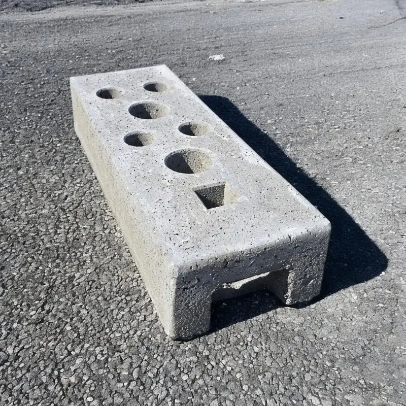 Baza beton pe santier