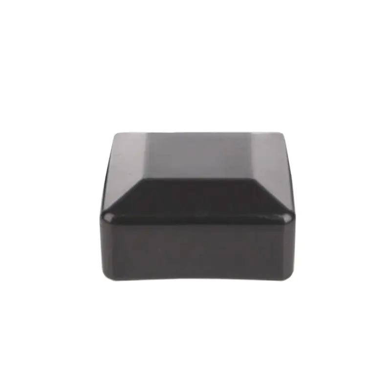 Accesoriu de gard: capac capișon PVC pentru stâlpi pătrați 80x80 mm, antracit RAL 7016 – contur dreptunghiular