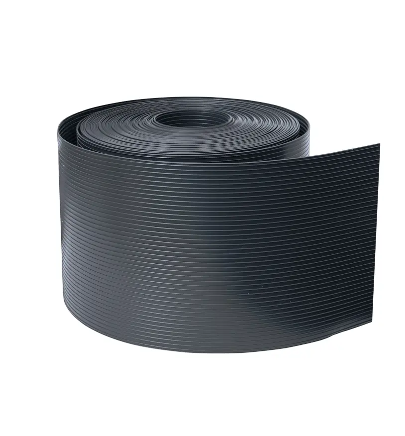 Accesoriu de gard: bandă de opacizare Classic antracit RAL 7016, 19 x 26 m – rolă cu linii orizontale