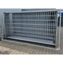 Gard mobil de șantier, panou Deco Standard – panou din plasă pe suport