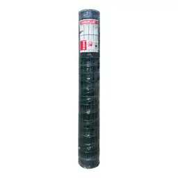 Plasă gard Europlast sudată, zincată și plastifiată, 0.6 m, rolă 25 m – rolă verde ambalată