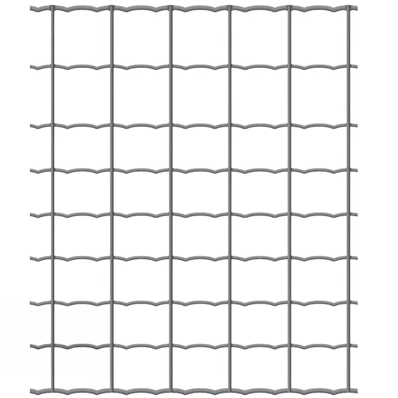 Plasă gard sudată Farmerfence Light zincată, 11 fire, fir 1.9+2.5 mm, 1.2 m, rolă 50 m – fire ondulate