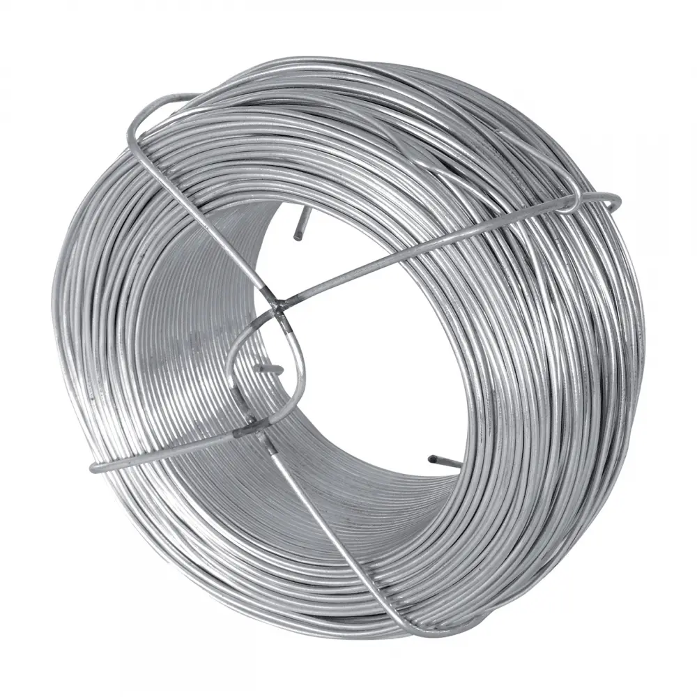 Accesoriu de gard: fir de legătură zincat 1.2 mm, rolă 100 m – colac de sârmă strălucitor
