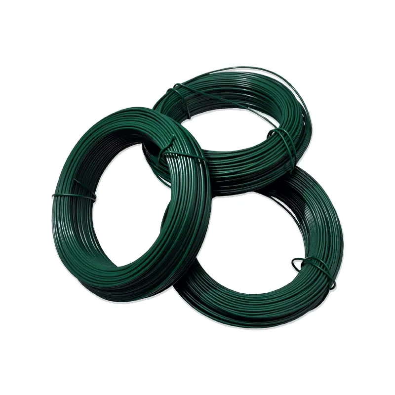 Accesoriu de gard: fir matassine PVC 1.7 mm, rolă 100 m – trei colaci verzi legați