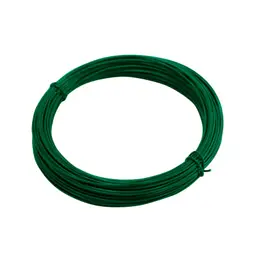 Accesoriu de gard: fir de tensionare metalic cu PVC 2.25/3.4 mm, rolă 52 m – colac de sârmă verde