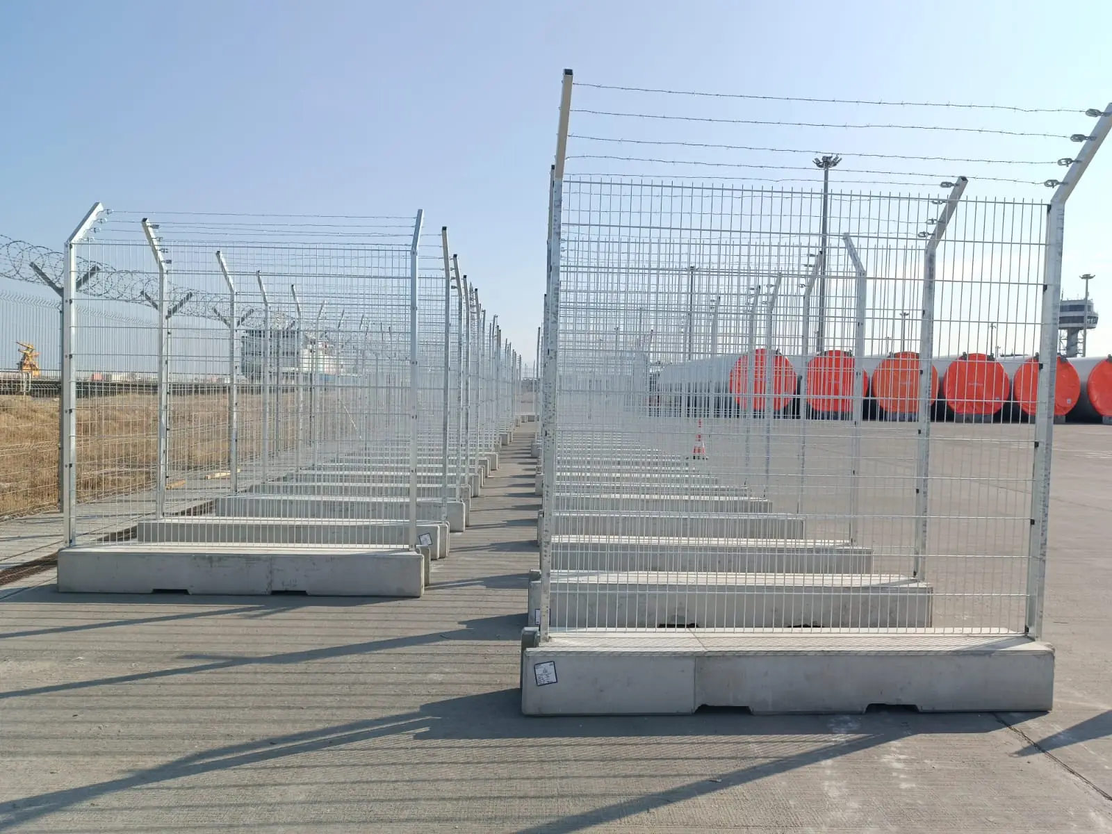 Gard mobil de înaltă securitate – delimitare zonă de lucru