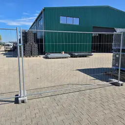 Gard mobil de șantier ST, soluție completă de împrejmuire temporară – delimitare zonă de depozitare