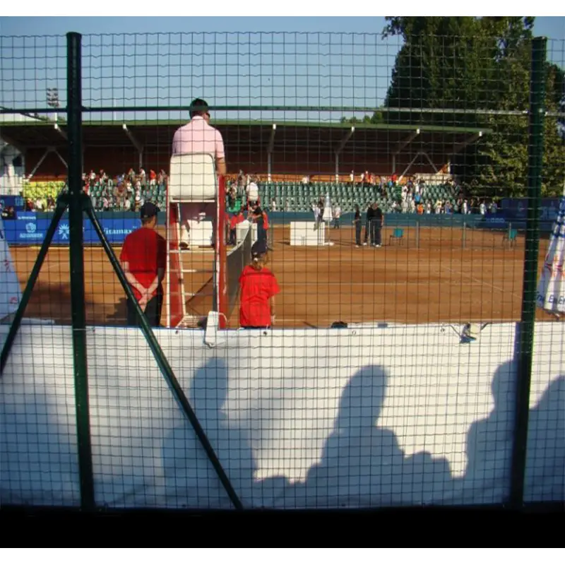 Plasă gard Multiplast zincată și plastifiată, 1.5 m, rolă 25 m – gard de protecție la teren de tenis