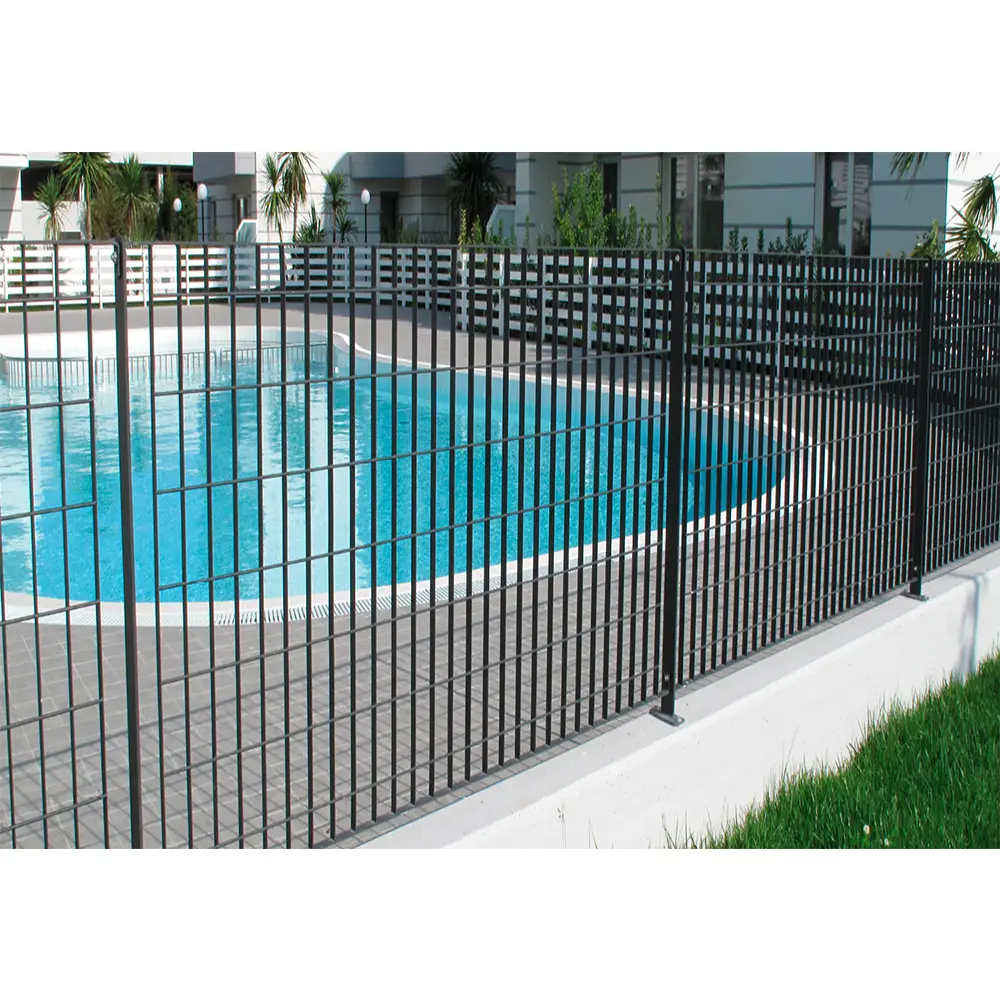Gard de securitate, panou metalic cu cadru Multisar 2 – în jurul unei piscine