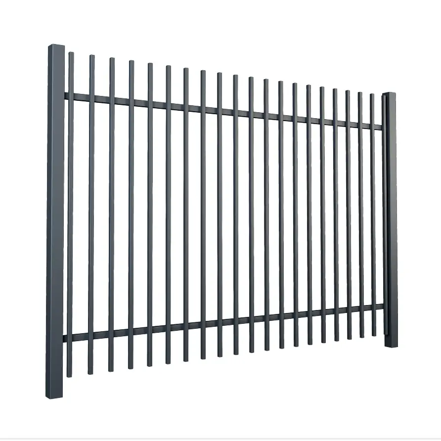 Gard industrial cu bare 25x25 mm, panou OPO 251 – bare verticale, finisaj mat