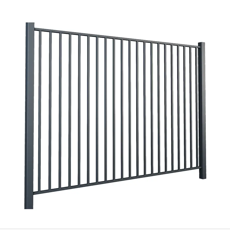 Gard industrial cu bare 25x25 mm, panou OPZH 253 – bare verticale subțiri