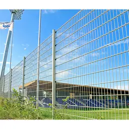 Gard panou dublu fir 2D Super zincat 2.23 x 2.5 m, sârmă 8/6/8 mm – împrejmuire teren de sport