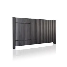 Gard rezidențial, panou Classic 10.76 – lamele verticale, linii drepte