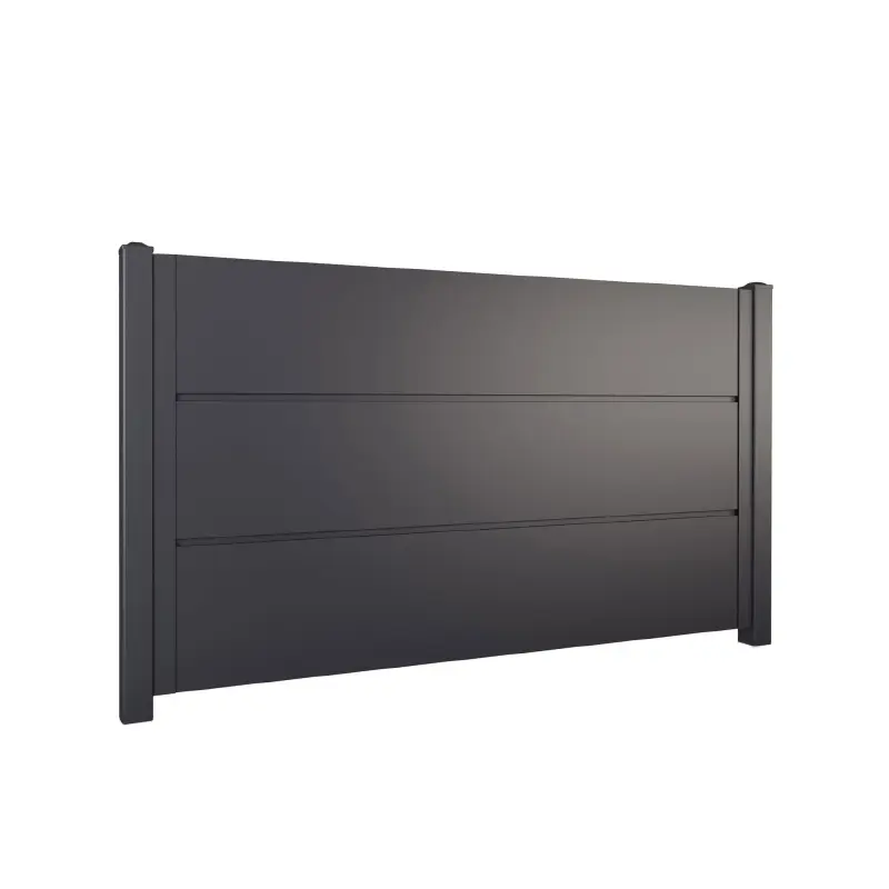 Gard rezidențial, panou Home Inclusive 10.200v1 – opac, cu linii orizontale