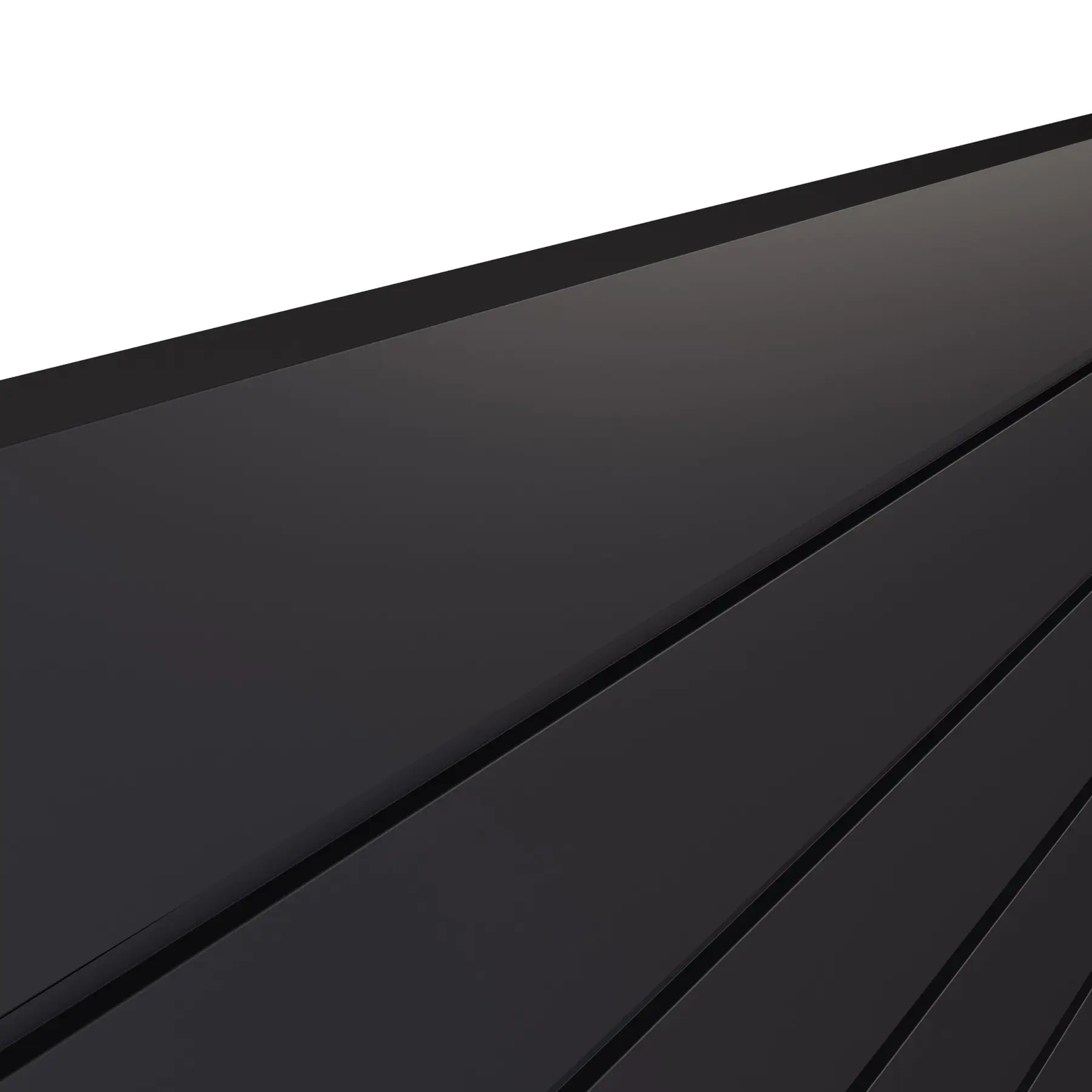 Gard rezidențial, panou Home Inclusive 10.200v2 – secțiune cu lame verticale negre