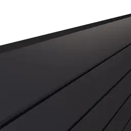 Gard rezidențial, panou Home Inclusive 10.200v2 – secțiune cu lame verticale negre