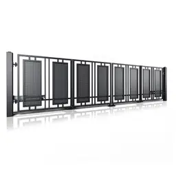 Poartă bi-fold auto Modern 10.102 – module cu panouri perforate