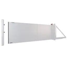 Poartă culisantă Home Inclusive 10.200v1 – variantă albă cu automatizare