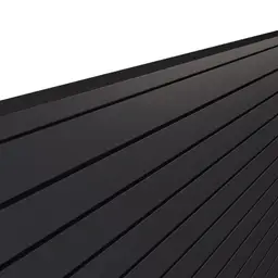Poartă culisantă Home Inclusive 10.230 – detaliu panou negru, linii orizontale
