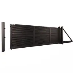 Poartă culisantă Home Inclusive 10.233 – lamele verticale, suport de montaj lateral